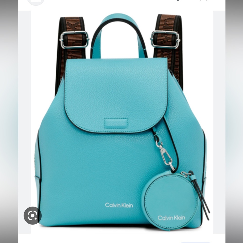 Calvin Klein Millie Backpack in Turquoise